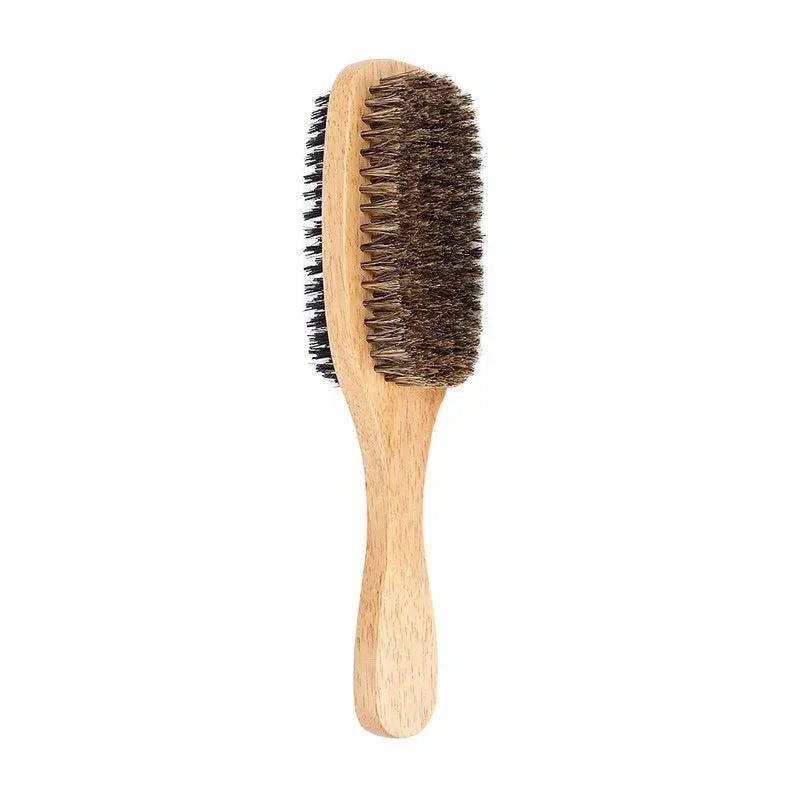 Natürliche Haarbürste mit Holzgriff Borstenbürste für Männer Bartpflege