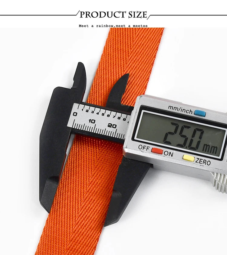 10 m Nylon-Gurtband 25 mm breit, vielseitiges Rucksack- und Taschenband - Yabubest - Home & More