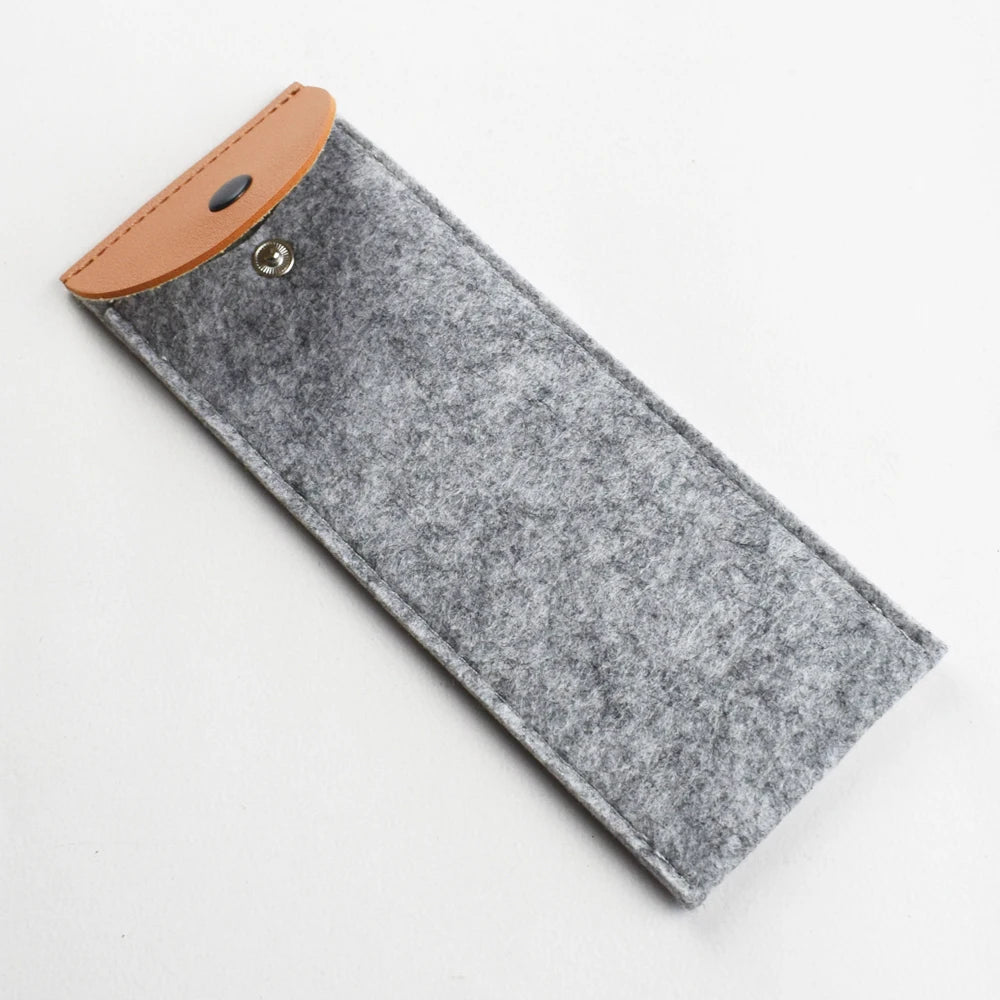 Filzstift Schutzbeutel mit Druckknopf Verschluss für Büro und Schule