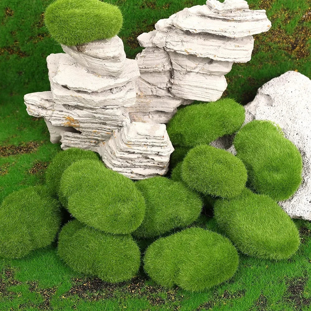 Künstliche Moossteine für kreative Landschaftsgestaltung