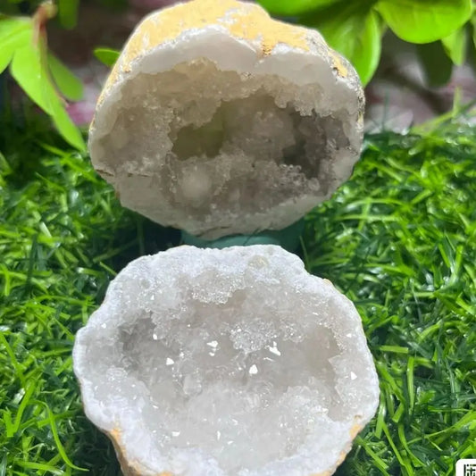 Achat Geode Kristall Ornament – Aroma Diffusor für Büro & Heim Deko