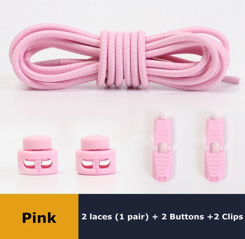 Elastische Schnürsenkel ohne Binden mit Schloss für Sneakers & Co.