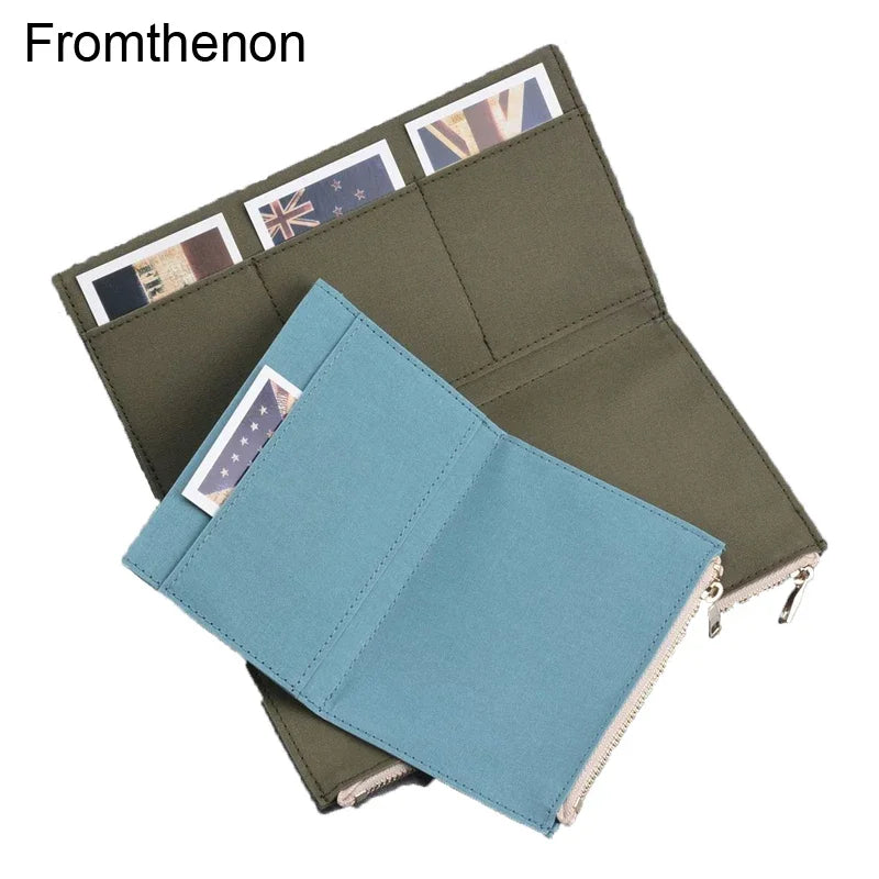 Reißverschluss Tasche Kartenhalter für Reisetagebuch Notizbuch Zubehör Organizer