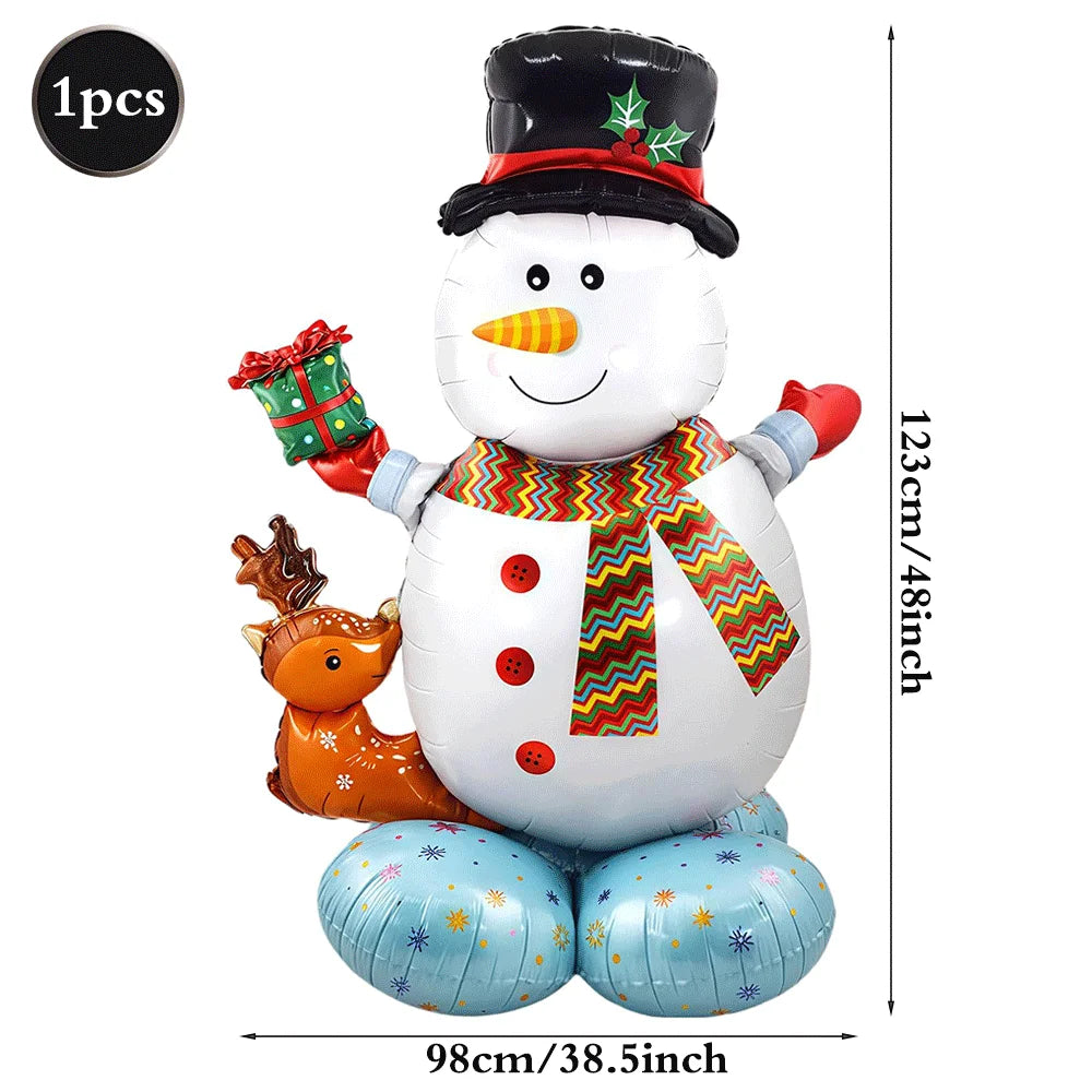 Festliche Weihnachts Folienballons Santa Rentier Schneemann für Partys