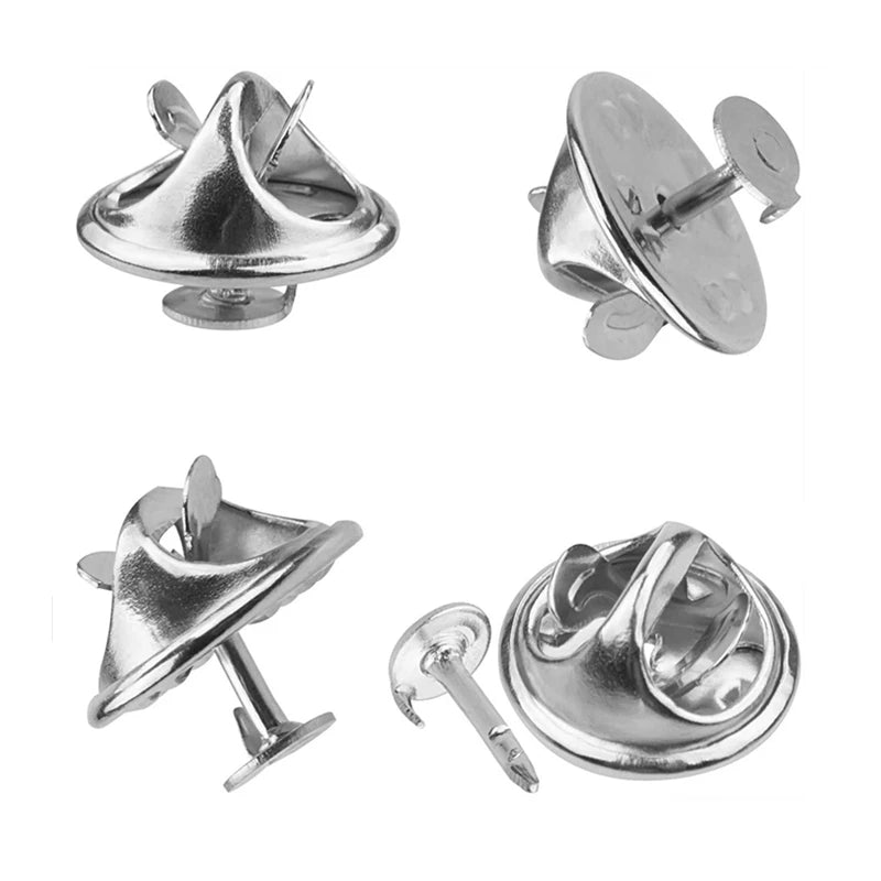 Metall Locking Pin Brosche Abzeichen Halter Verschluss für DIY Schmuck und Handwerk-Yabubest - Home & More