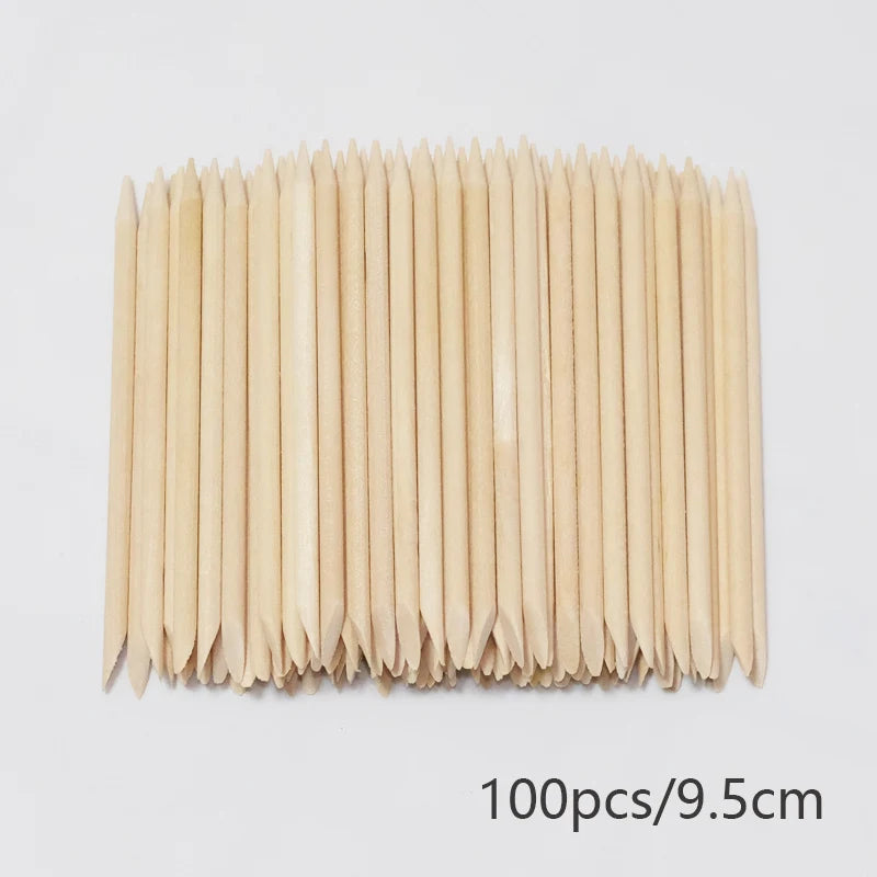 Vielseitige Holzstäbchen für Maniküre Pediküre und Nagelkunst