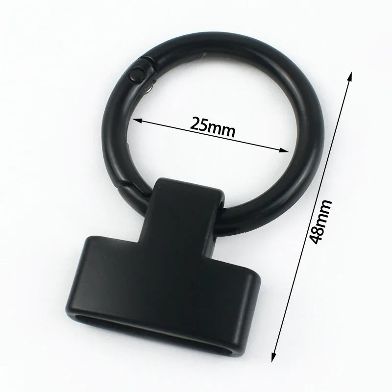 Metallschnallen O-Ring 20 25mm 2 5 10 Stück für Riemen Schlüsselanhänger