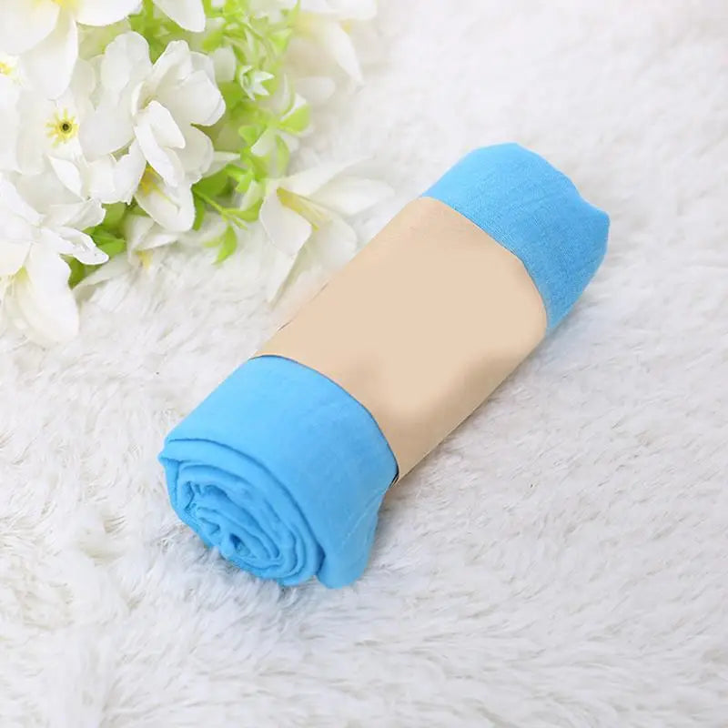 Damen Schal Polyester uni ca. 180x55cm – Vier Jahreszeiten Reise Strand Mode