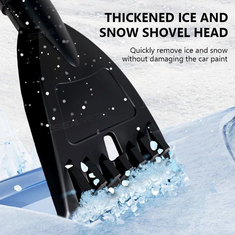 Robuster Auto-Eisschaber mit Schneeschaufel für winterliche Reinigung