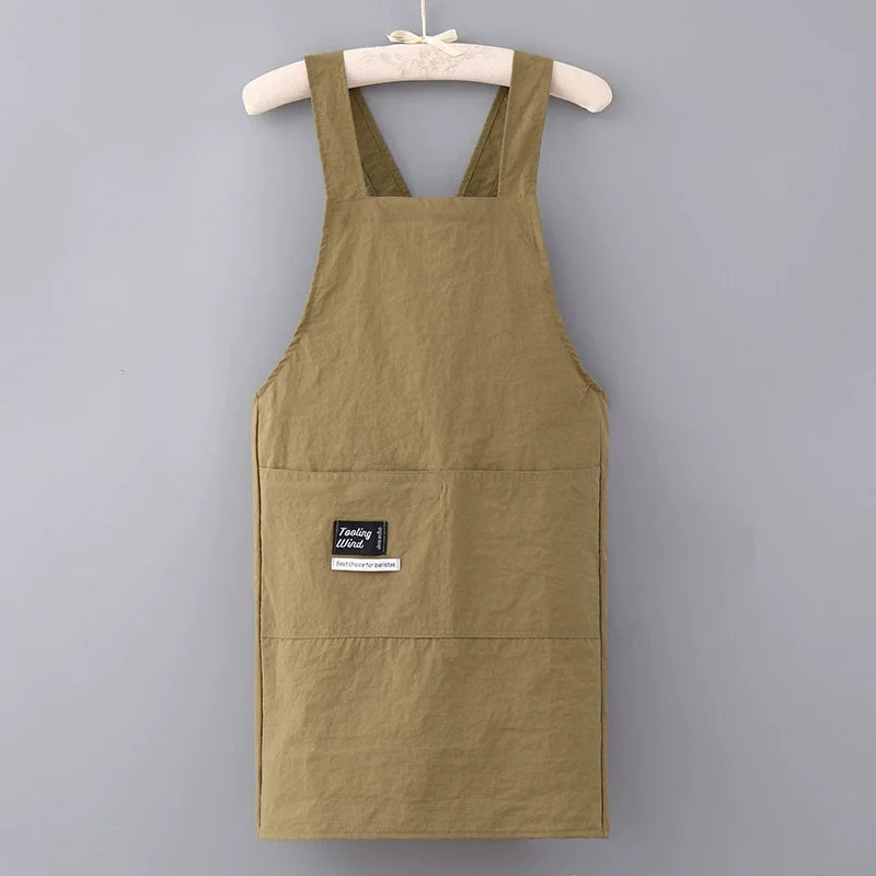 Robuste Polyester Schürze Wasserdicht Ölbeständig für Küche Haushalt