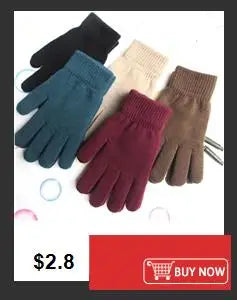 Warme gestrickte Halbfingerhandschuhe mit Sternmotiv