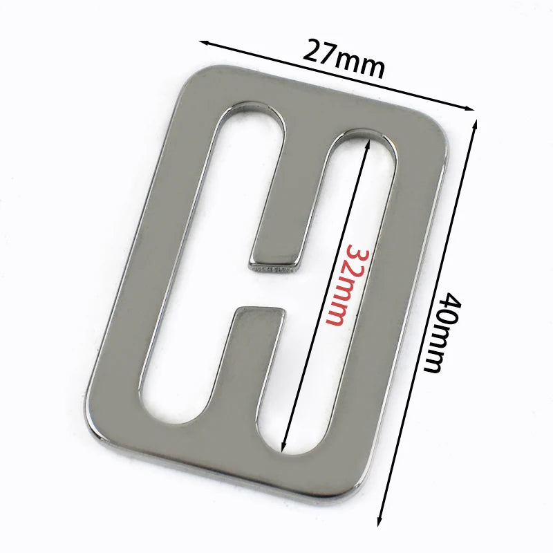 Edelstahl G-Haken Schnallen Metallring für Taschen Riemen Verschlüsse