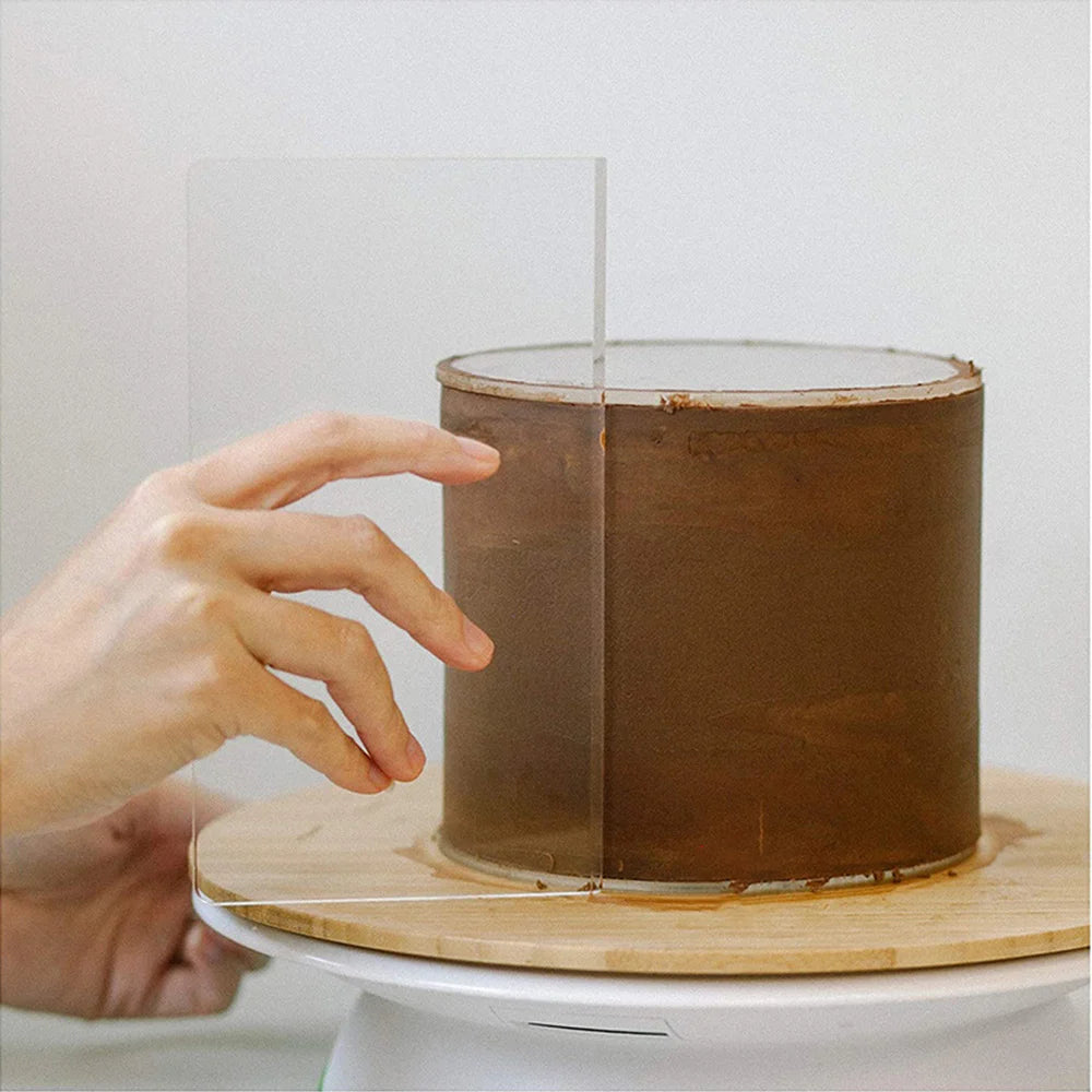 2er Set Wiederverwendbare Runde Acryl Kuchenplatten Für Mehrstöckige Kuchen