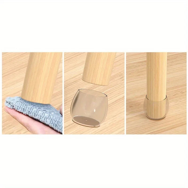 16 Stück Möbel Anti-Lärm Pads Silikon Boden Protektoren Stuhl Beine