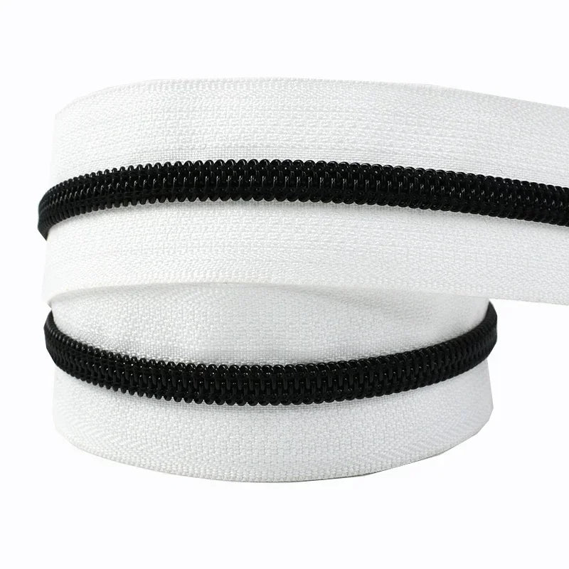 Reißverschluss 5# Nylon Meterware für Kleidung, Taschen - DIY Nähzubehör