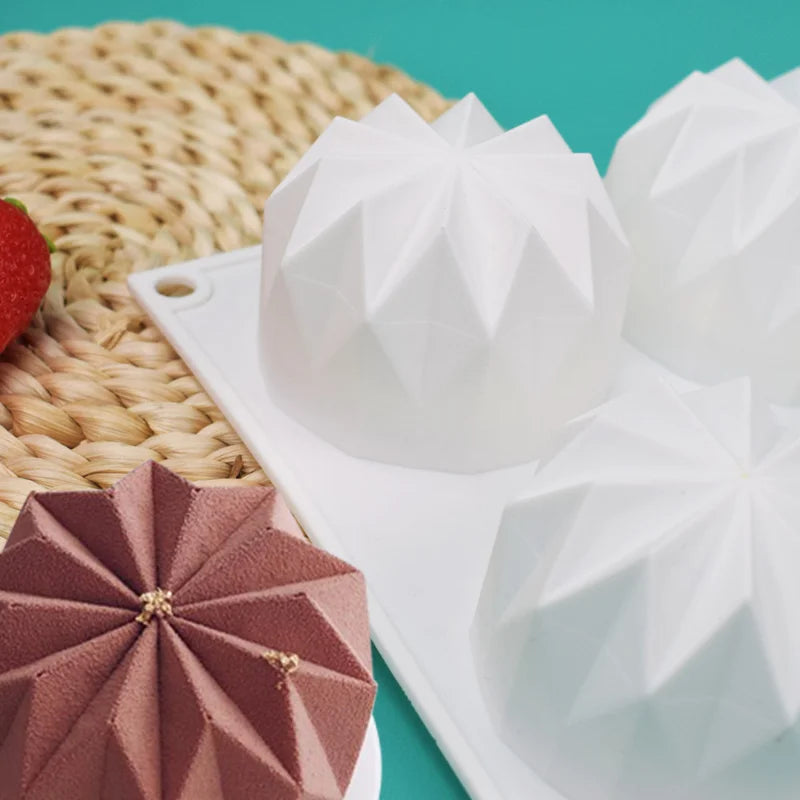 Silikon Backform für Muffins und Donuts mit Diamant Muster