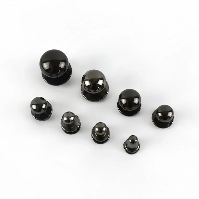 Vielseitige Metallnieten 4-12mm für Gürtel Taschen und DIY Projekte