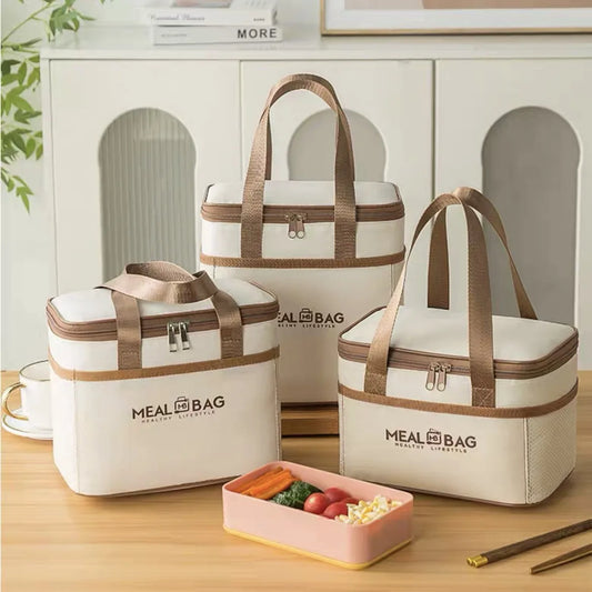 Tragbare isolierte Lunchtasche mit Schultergurt, wasserdicht und praktisch
