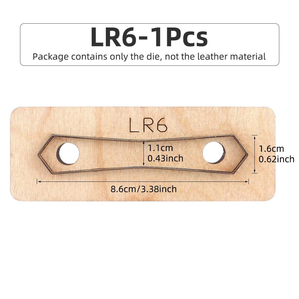 Leder Stanzform Set Reißverschluss Abzieher für Lederhandwerk