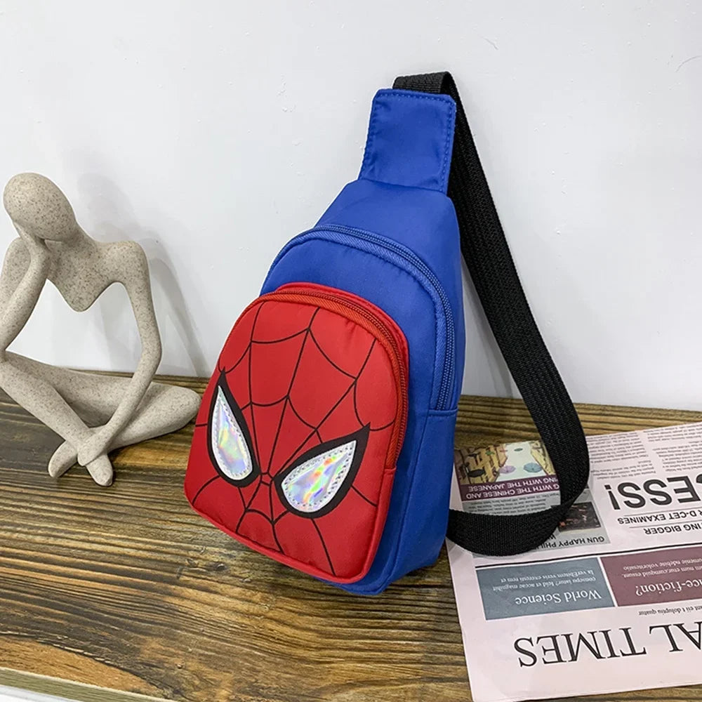 Kinder Schultertasche Cartoon Motiv Spinne Leichte Crossbody Tasche