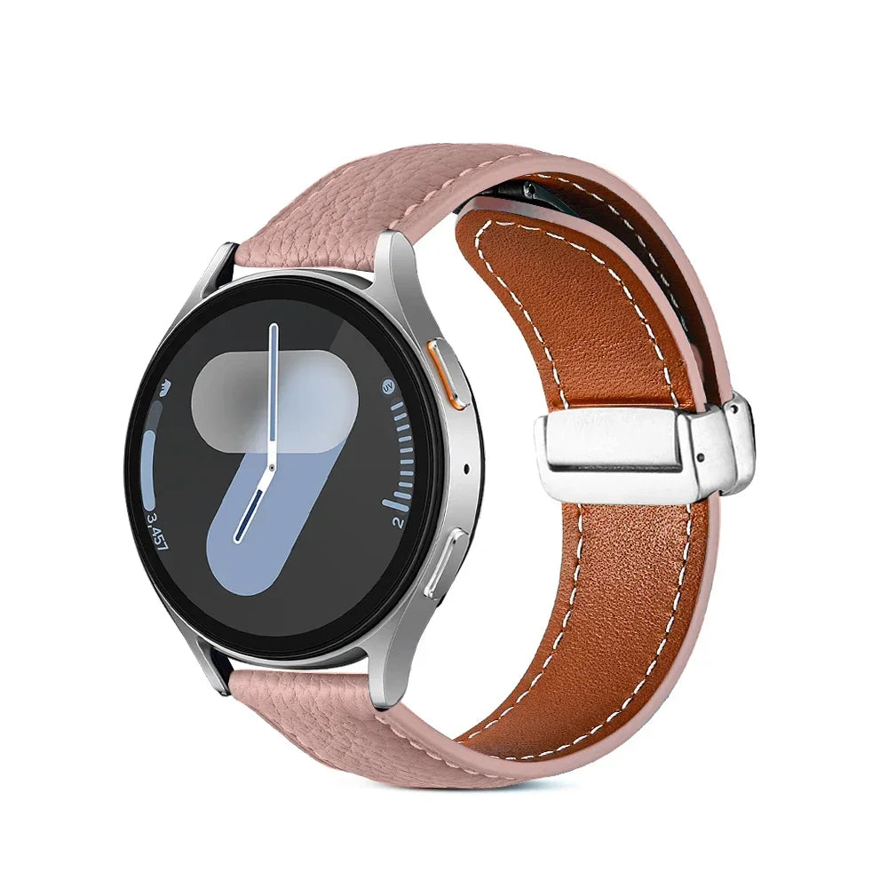 22 mm Lederarmband mit Magnetschnalle für Xiaomi Redmi Watch