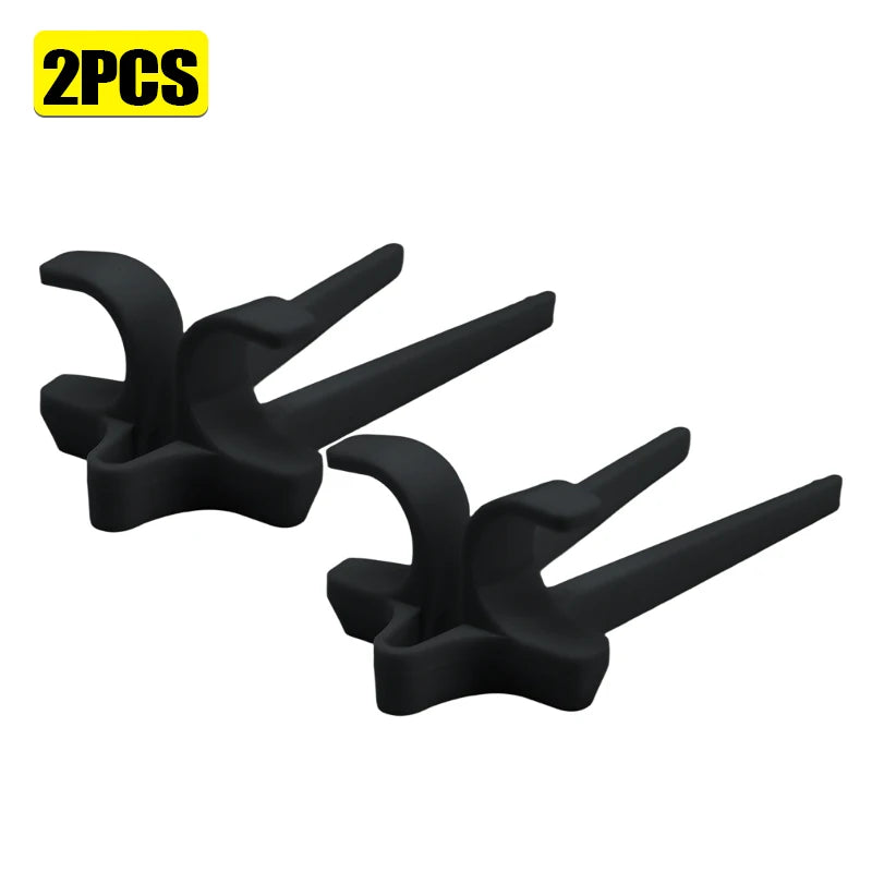 Finger Stäbchen Kunststoff Snack Halter für sauberes Essen 1 bis 4 Stück