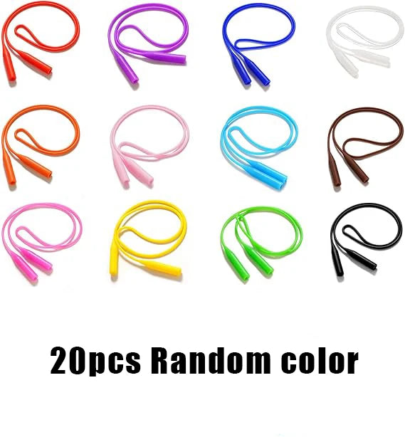 Elastische Silikon Brillenband Kette für Sonnenbrille sportlich und rutschfest-Yabubest - Home & More