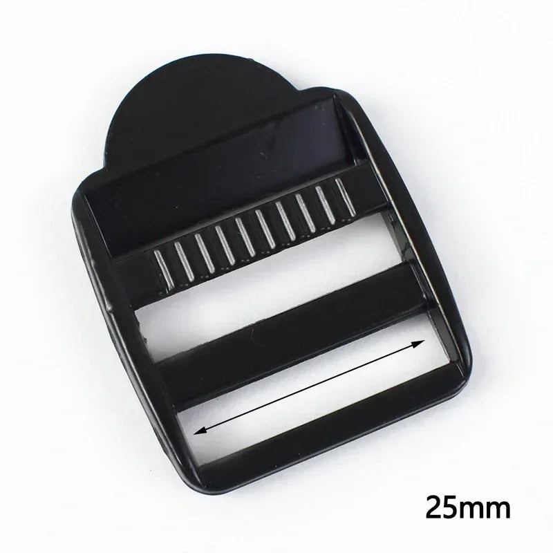 4 Stück Metall Gürtelschnalle Tri-Glide Schiebeverschluss für Rucksack