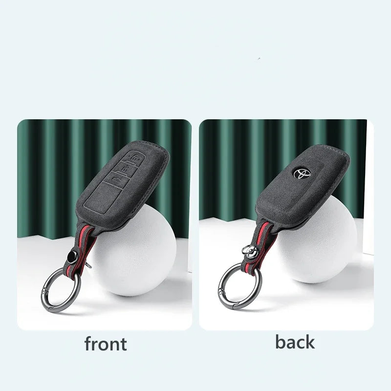 Leder-Schutzhülle für Autoschlüssel mit 2/3 Tasten für mehrere Modelle