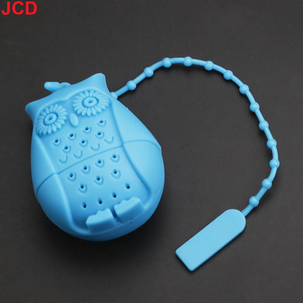 Praktischer Silikon Teefilter in Erdbeer und Zitronenform für losen Tee