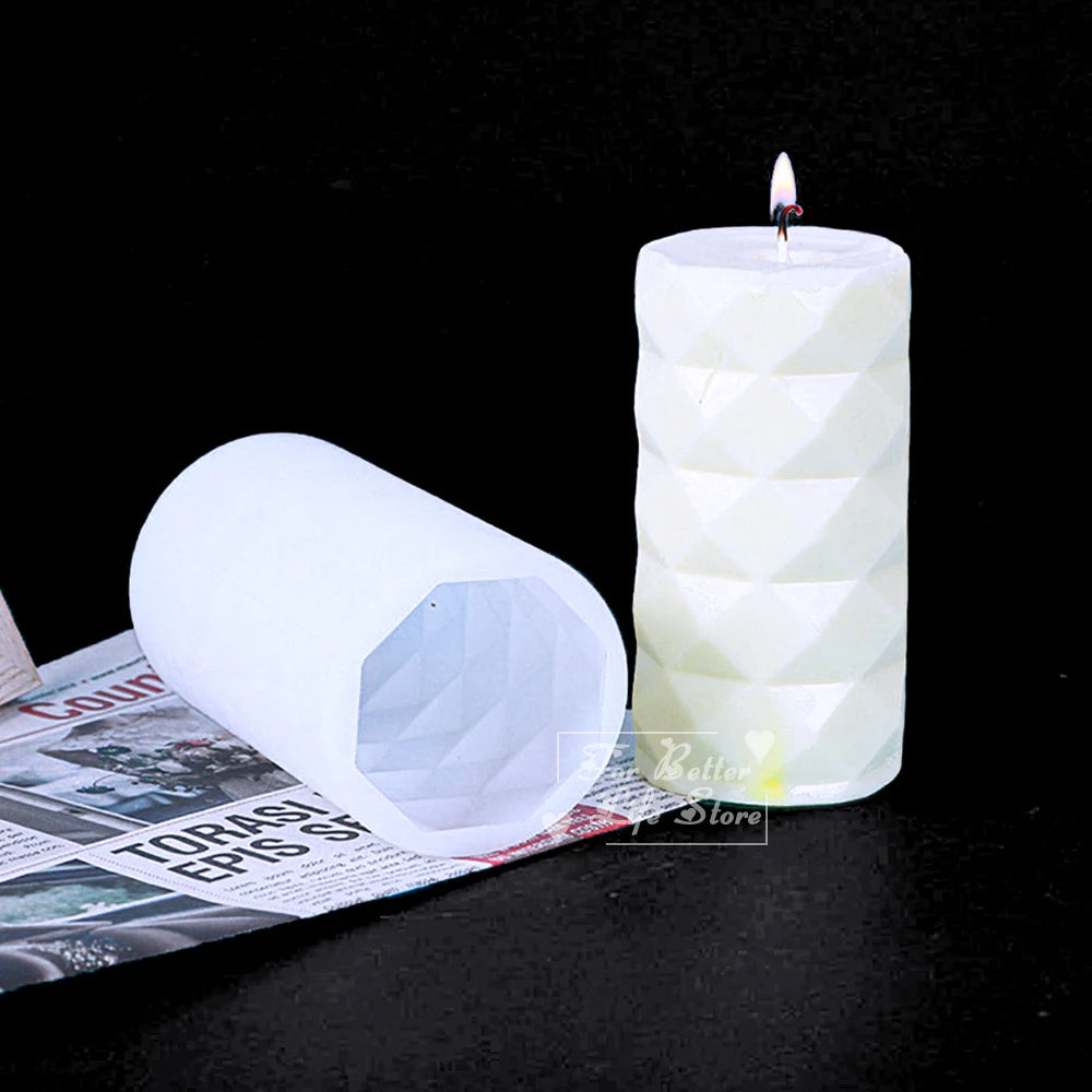 Vielseitige Silikonform für DIY Epoxidharz Kerzen und Schmuck 10 Stil