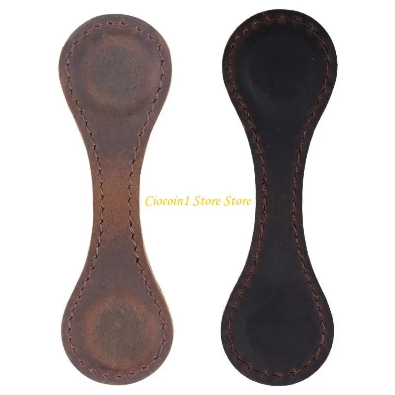 Tragbares Lesezeichen aus Leder mit Magnetverschluss für Buchseiten