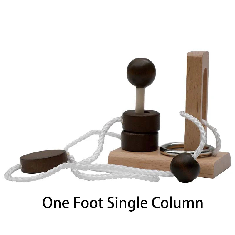 Kleines hölzernes Denkspiel Puzzle IQ Spiel Geschenk für Kinder und Erwachsene