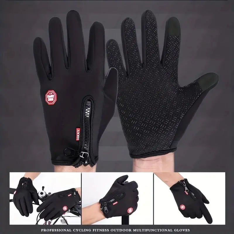 Warme und rutschfeste Handschuhe für Radtouren im Herbst Winter