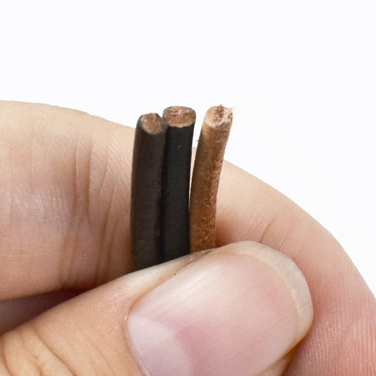 Rundes Kunstlederband 1-10mm, 2-3m Seil für Armband Tasche Heimtextil-Yabubest - Home & More