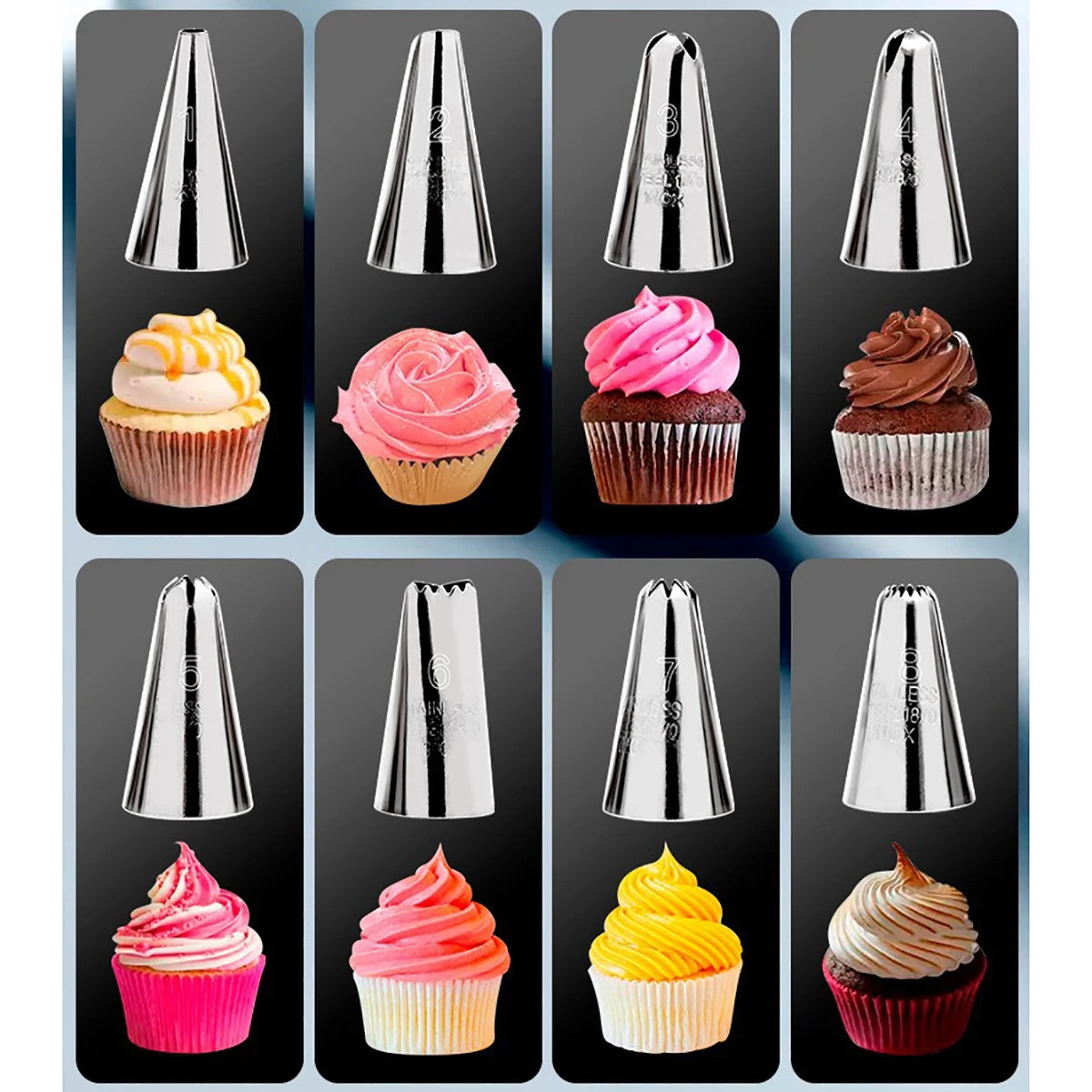 Formenset aus Edelstahl für kreative Keksherstellung