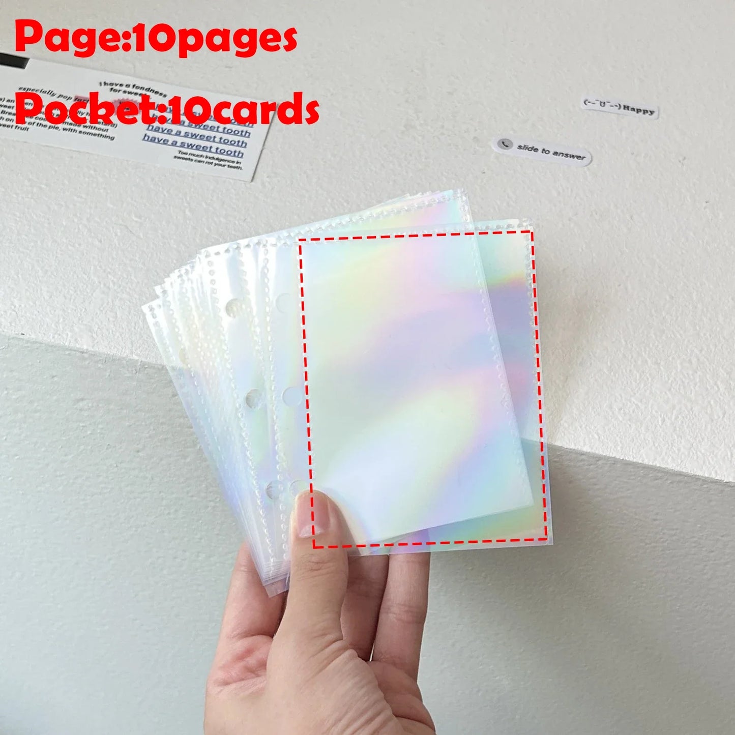 3-Zoll Kpop Fotokarten Sammelbuch und Binder für Idol Bilder Photocards