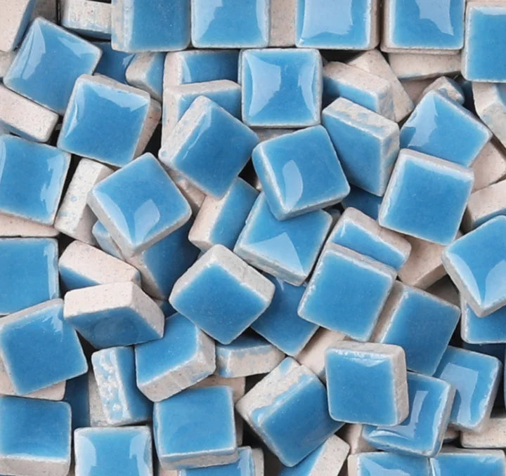 100g Keramik Mosaikfliesen Bastelset – Bunte DIY Wanddekoration