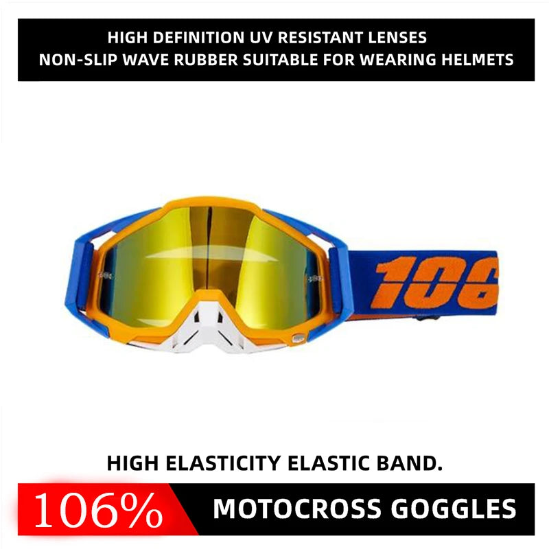 Offroad Schutzbrille Unisex für Motocross ATV Ski Radfahren Windschutz