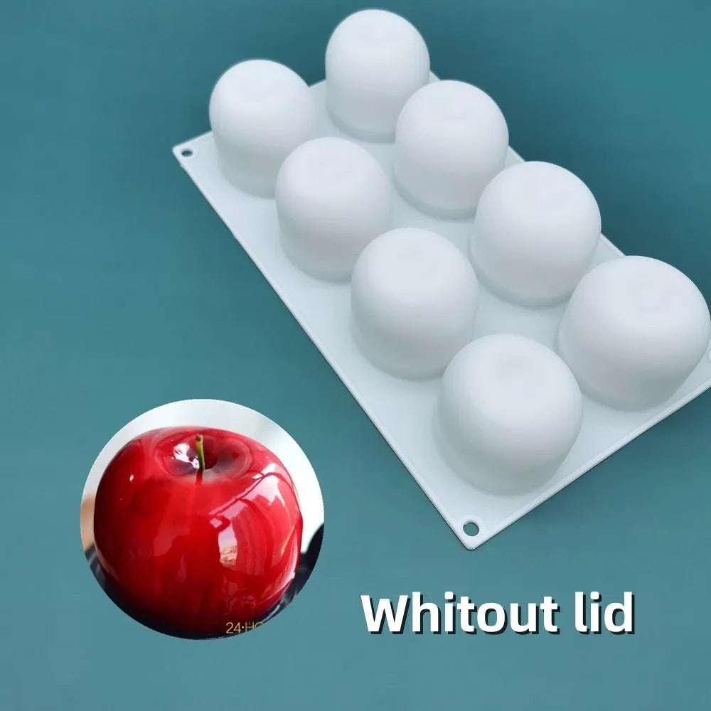 Silikon Kuchenform 3D Zitrone 6 Hohlräume für Dessert Dekorieren