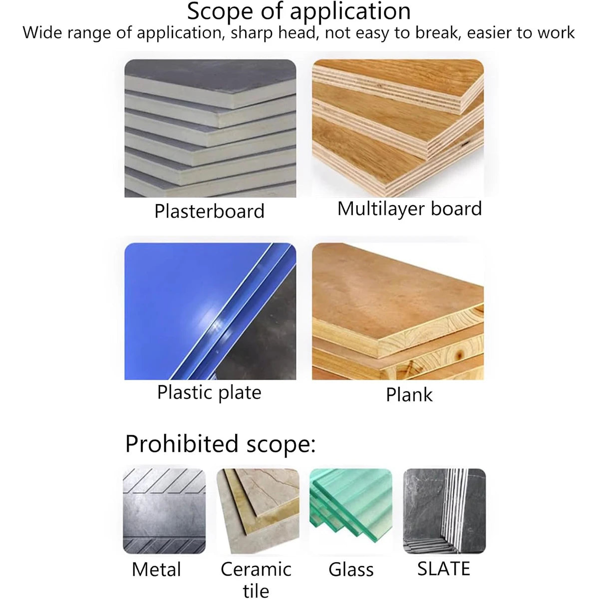 Verstellbares Lochsägenwerkzeug mit Durchmesser 45-130 mm für Holzbohren
