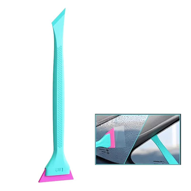 2 in 1 Gummiklinge Rakel Schaber für Fenstertönung und Autowaschzubehör