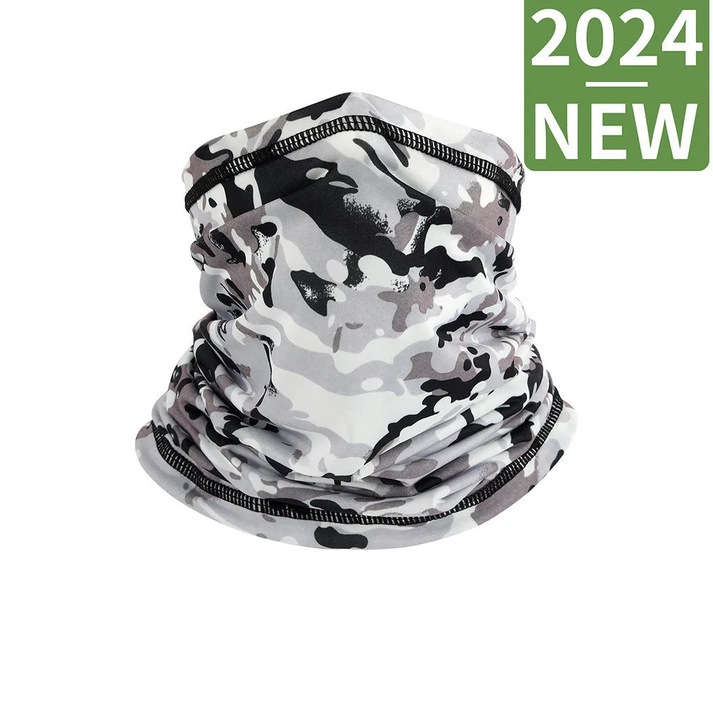 UV-Schutz Eisseide Hals-Gesichtsbedeckung Outdoor Sport Bandana Atmungsaktiv