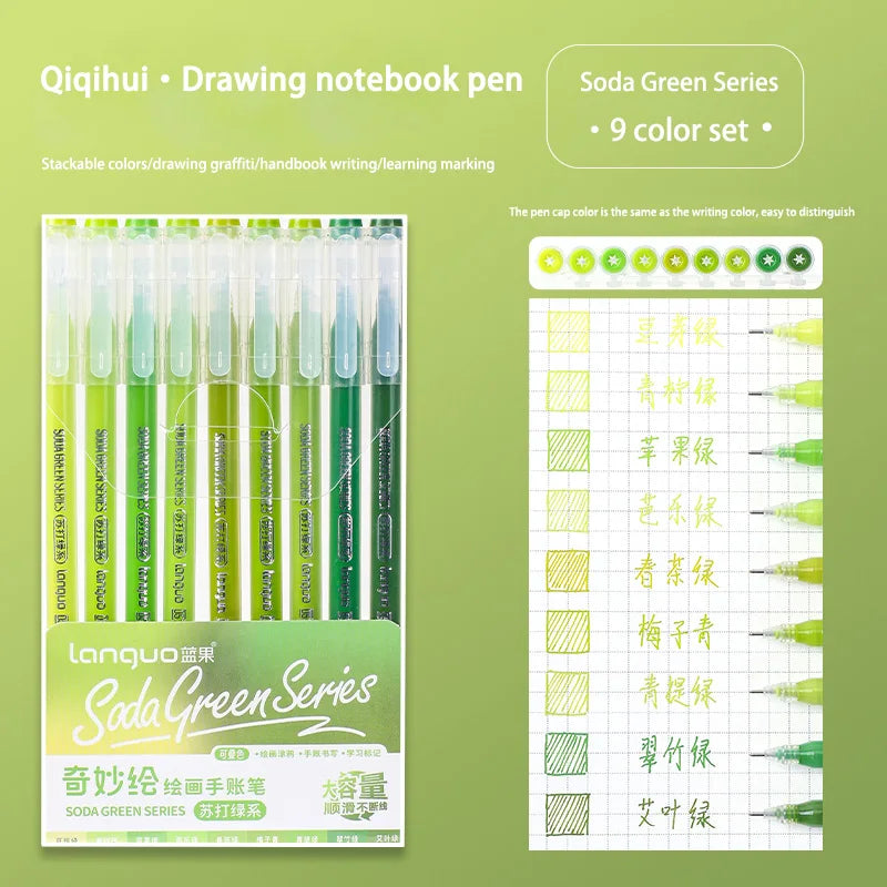 Gelstift Set 27-207 Farben – Zeichenstifte für Schule & Kreatives-Yabubest - Home & More