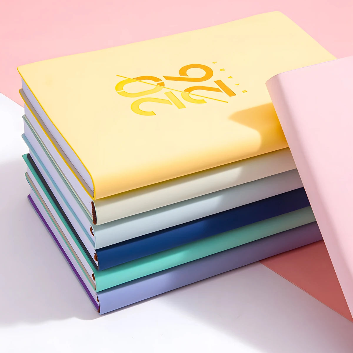 2026 Planer A5 PU-Ledereinband Spanisch Englisch wöchentlicher Monatsplaner