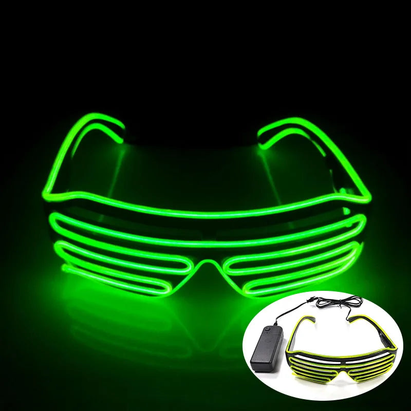 Leuchtende LED Partybrille für unvergessliche Anlässe