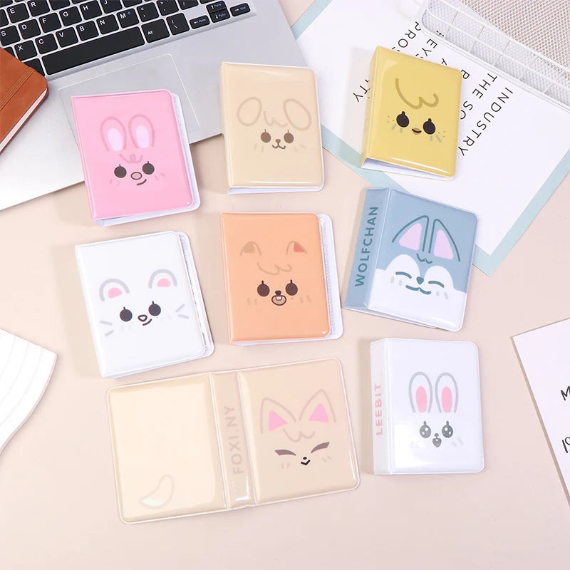 3-Zoll Kpop Fotokarten Album Cartoon Tier Design Idol Sammlung Buch