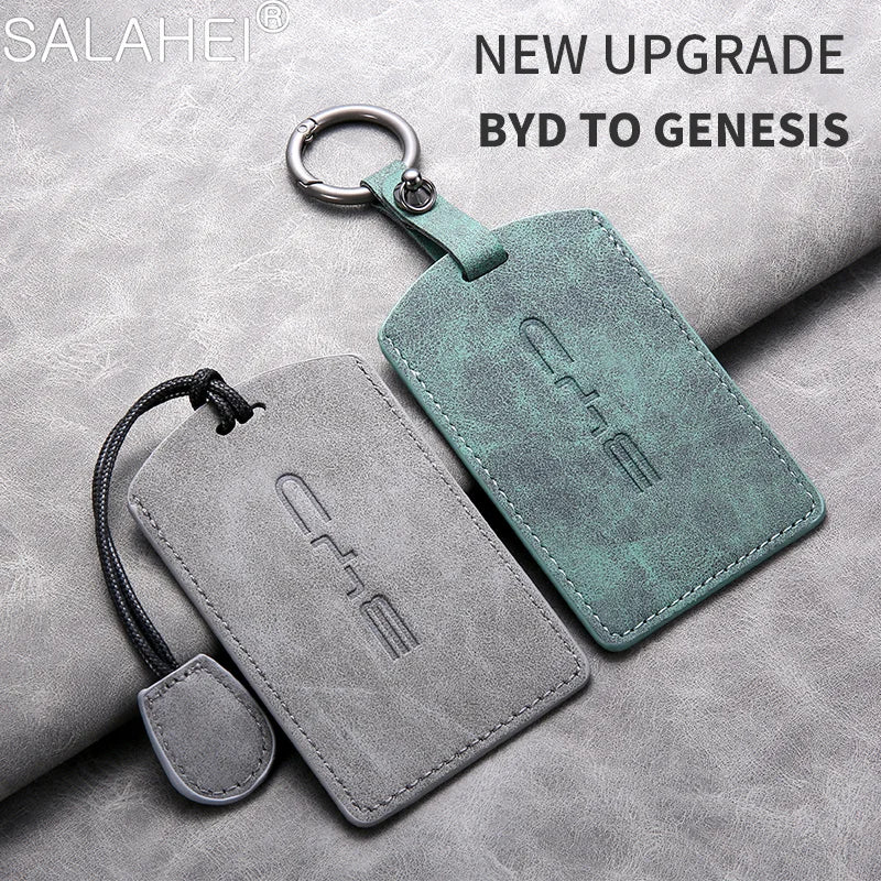 Schaffell Leder Autoschlüssel Cover für Schutz und stilvolle Optik
