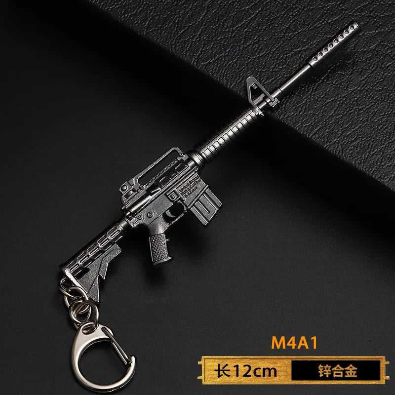 Spielzeugpistole Schlüsselanhänger aus Metall als Geschenk für Männer Jungen