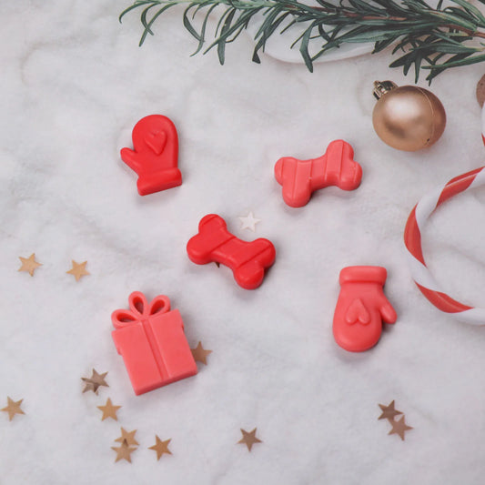 Weihnachts-Silikonform für DIY-Kerzen und Schokoladenkuchen wiederverwendbar
